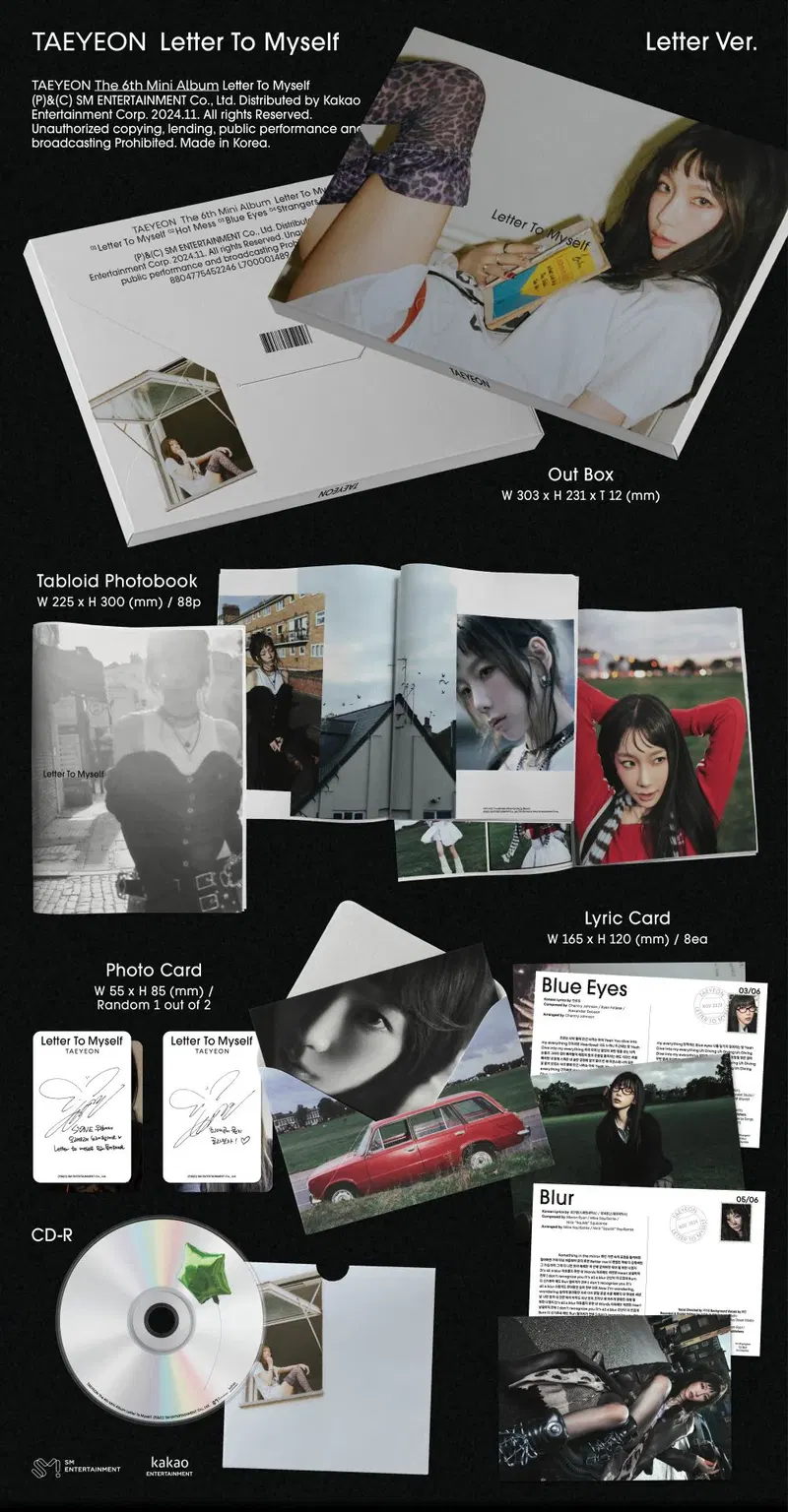 TAEYEON - Letter To Myself / 6th Mini Album (Letter Ver.) image 2