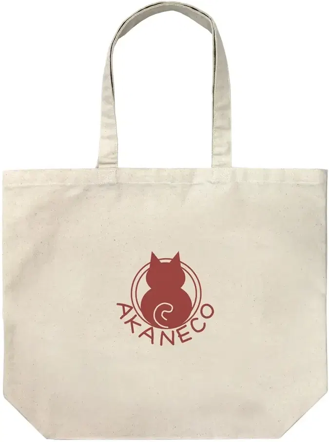 TV Anime Ramen Akaneko Logo Large Tote Bag (Natural) image 1