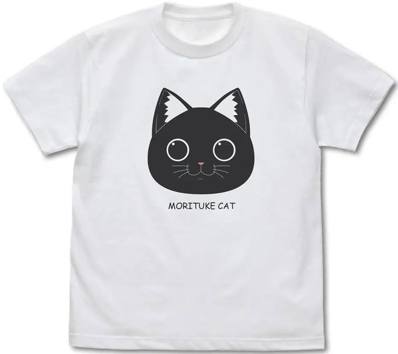 TV Anime Ramen Akaneko - Sabu's Morituke Cat T-shirt (White | Size M) image 1
