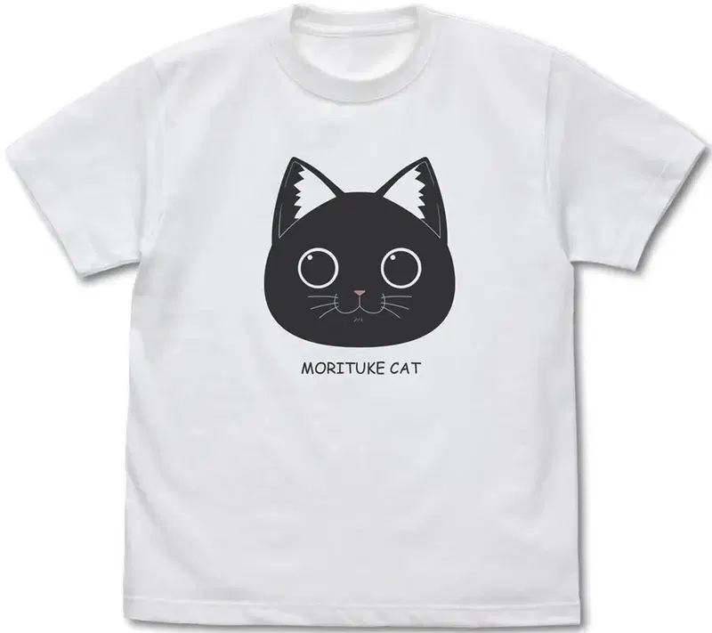 TV Anime Ramen Akaneko - Sabu's Morituke Cat T-shirt (White | Size S) image 1