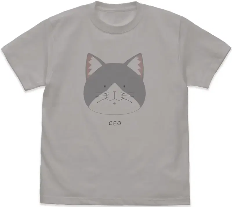 TV Anime Ramen Akaneko - Sasaki's CEO T-shirt (Light Gray | Size S) image 1