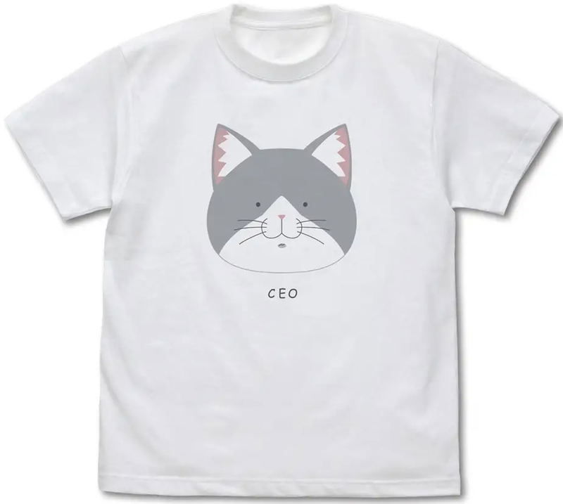 TV Anime Ramen Akaneko - Sasaki's CEO T-shirt (White | Size L) image 1