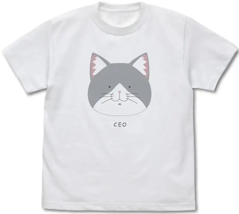 TV Anime Ramen Akaneko - Sasaki's CEO T-shirt (White | Size S) image 1