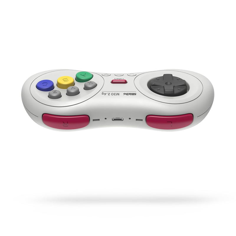 8Bitdo M30 2.4G Wireless Gamepad (White) image 4