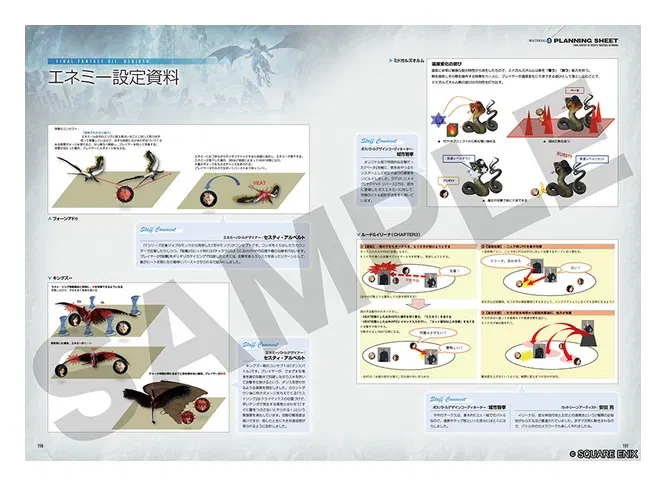 Final Fantasy VII Rebirth Material Ultimania image 9