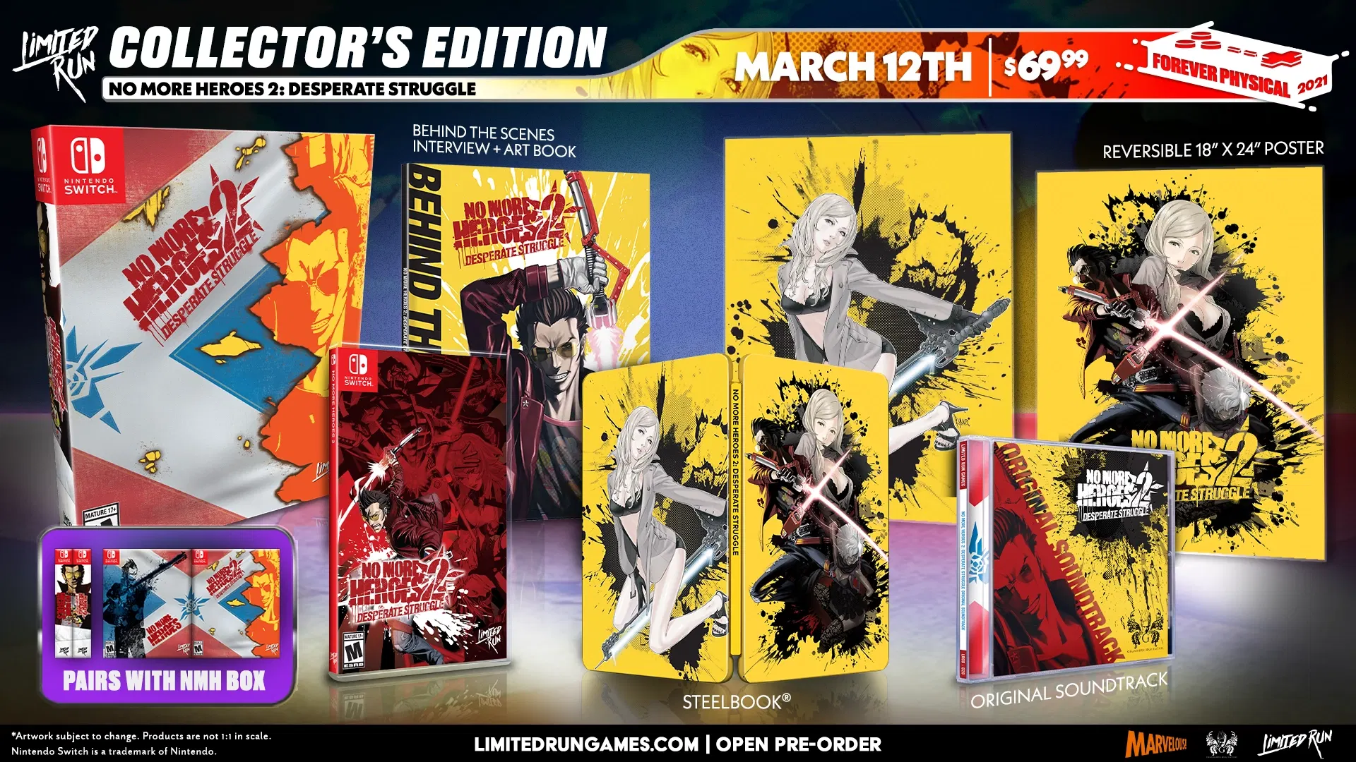 No More Heroes 2: Desperate Struggle [Collector's Edition] paraca