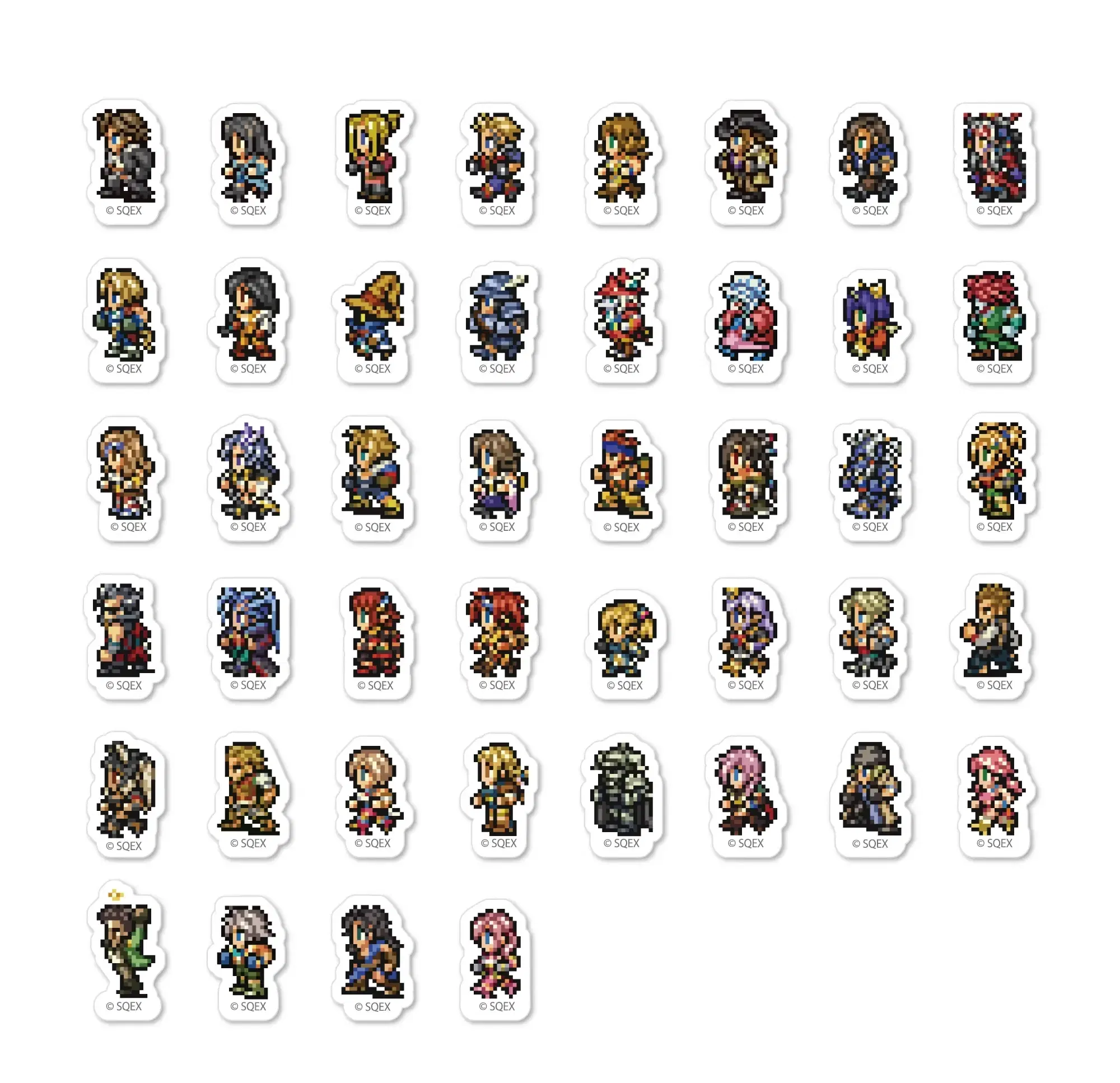 Final Fantasy Record Keeper Flake Sticker Vol. 2