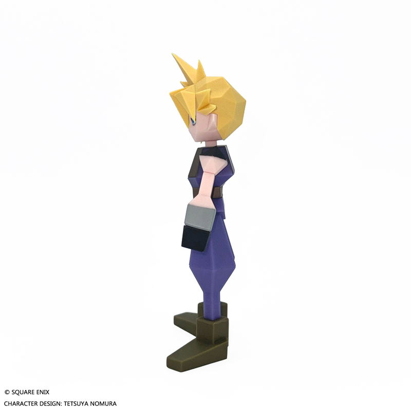 Final Fantasy VII Polygon Soft Vinyl Figure Cloud Strife (Re-run) image 2