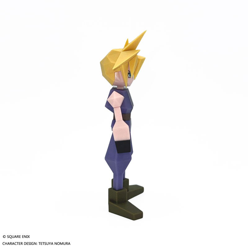 Final Fantasy VII Polygon Soft Vinyl Figure Cloud Strife (Re-run) image 4
