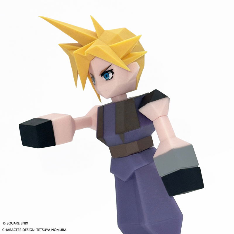 Final Fantasy VII Polygon Soft Vinyl Figure Cloud Strife (Re-run) image 5