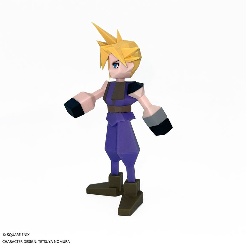 Final Fantasy VII Polygon Soft Vinyl Figure Cloud Strife (Re-run) image 6