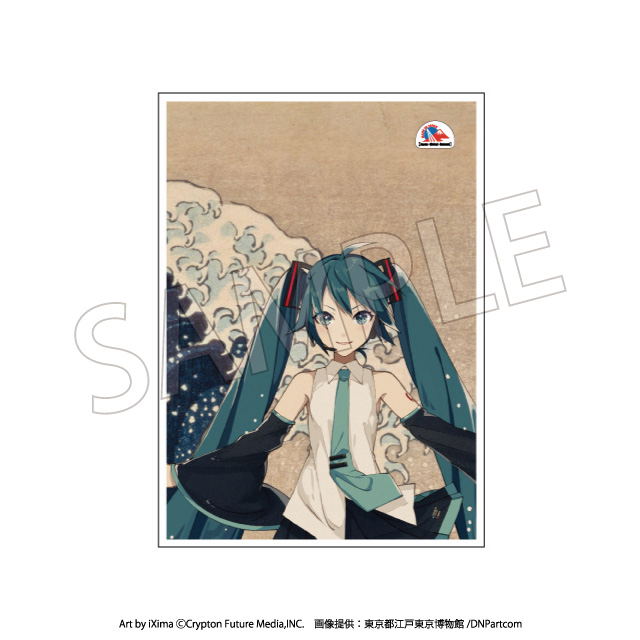 Hokusai Katsushika x Hatsune Miku B2 Cloth Poster Thirty-six Views