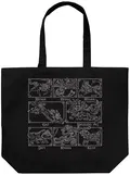 Legend Of Heavenly Sphere Shurato - Eight Guardians Large Tote Bag (Black) thumbnail 1