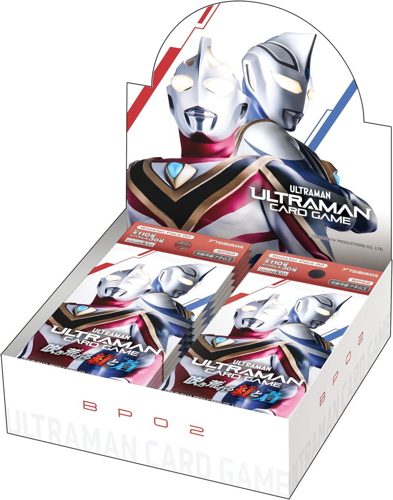 Ultraman Card Game Booster Pack 02 Raging Crimson And Azure BP02 (Set of 24 Packs) (Re-run) image 1
