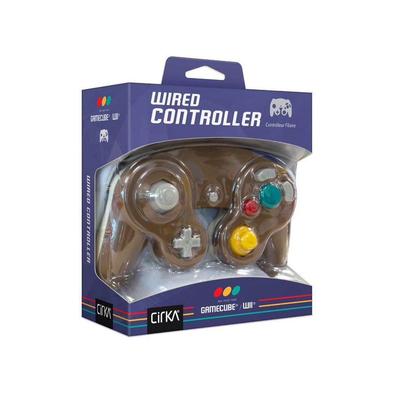 Cirka Wired Controller for Gamecube / Wii (Brown Beige) image 1