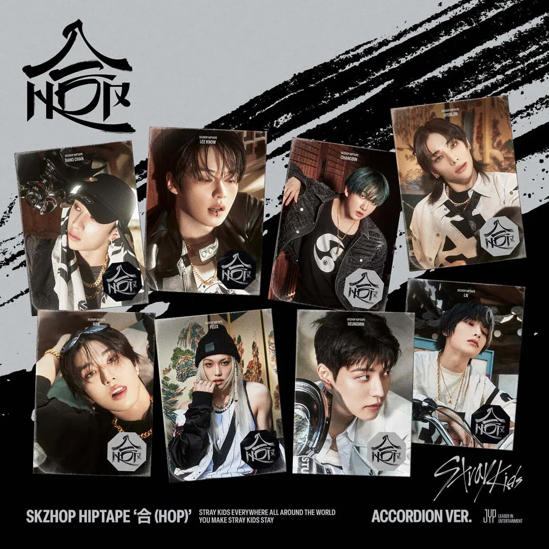 Stray Kids – Album HOP SKZHOP (Hiptape) Versione Fisarmonica – Lee Know Ver. + Fotocard Casuale, Pre-order