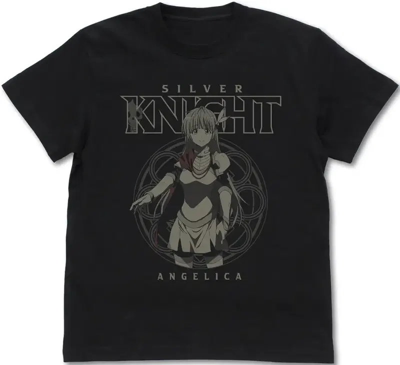 TV Anime Loner Life In Another World - Angelica T-shirt (Black | Size S) image 1