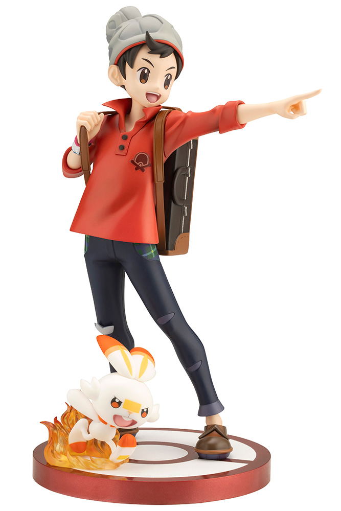ARTFX J Pokemon Series 1/8 Scale Pre-Painted Figure: Victor with Scorbunny image 1