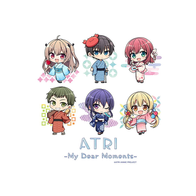 ATRI -My Dear Moments- T-shirt Mini Character / Yukata (Size M) image 2