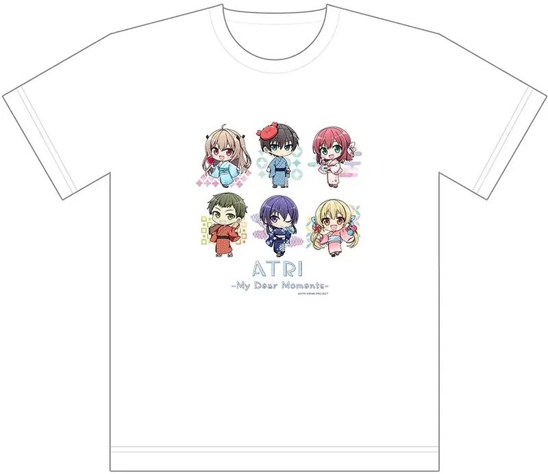 ATRI -My Dear Moments- T-shirt Mini Character / Yukata (Size M) image 1
