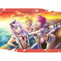 Dolphin Wave B2 Tapestry Magic Hour On Deck thumbnail 2
