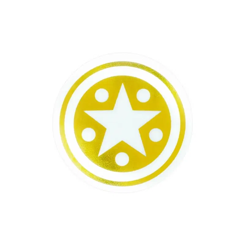Dragon Quest Metallic Die-cut Sticker Mini Medal image 1
