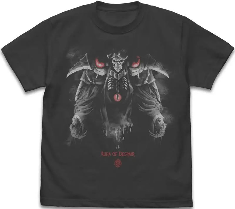 Overlord: The Sacred Kingdom - Ainz T-shirt Aura Of Despair Ver. (Sumi | Size XL) image 1