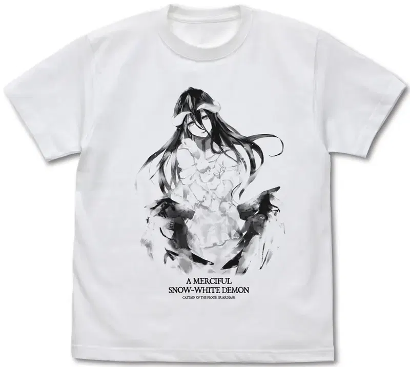 Overlord: The Sacred Kingdom - Albedo T-shirt Merciful Pure White Devil Ver. (White | Size S) image 1
