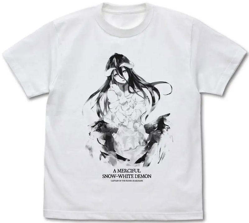 Overlord: The Sacred Kingdom - Albedo T-shirt Merciful Pure White Devil Ver. (White | Size L) image 1