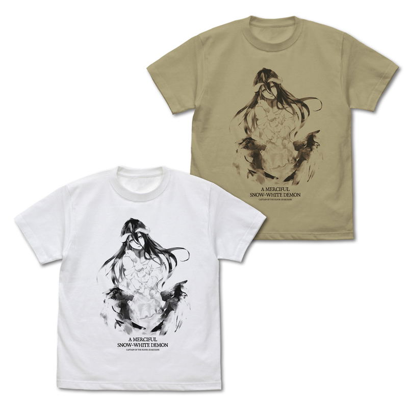 Overlord: The Sacred Kingdom - Albedo T-shirt Merciful Pure White Devil Ver. (White | Size L) image 3