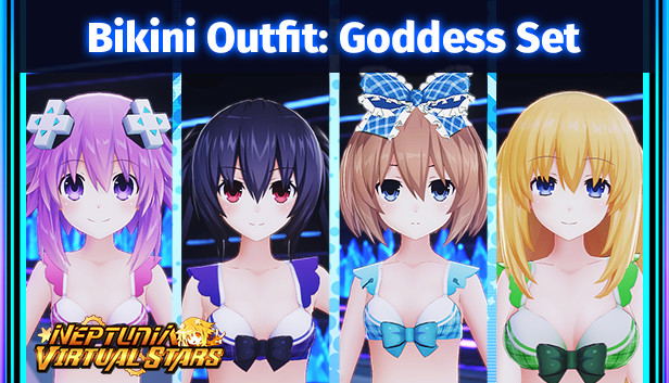 Neptunia Virtual Stars: Bikini Outfit - Goddess Set (DLC) DLC STEAM digital — Import Game Deal