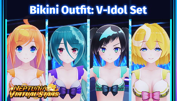 Neptunia Virtual Stars: Bikini Outfit - V-Idol Set (DLC) DLC STEAM digital — Import Game Deal
