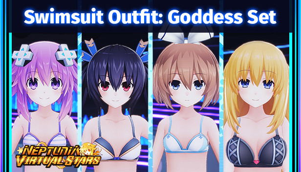 Neptunia Virtual Stars: Swimsuit Outfit - Goddess Set (DLC) DLC STEAM digital — Import Game Deal