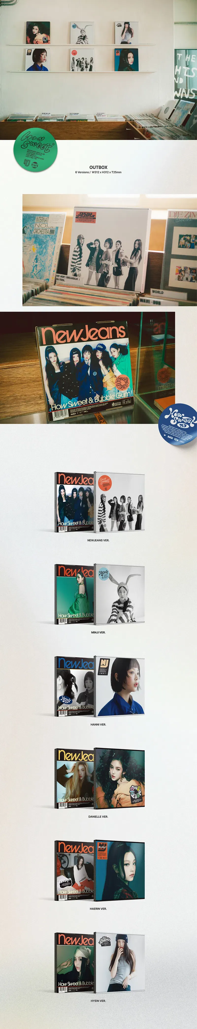 NEWJEANS - [HOW SWEET] (STANDARD VER.) image 2