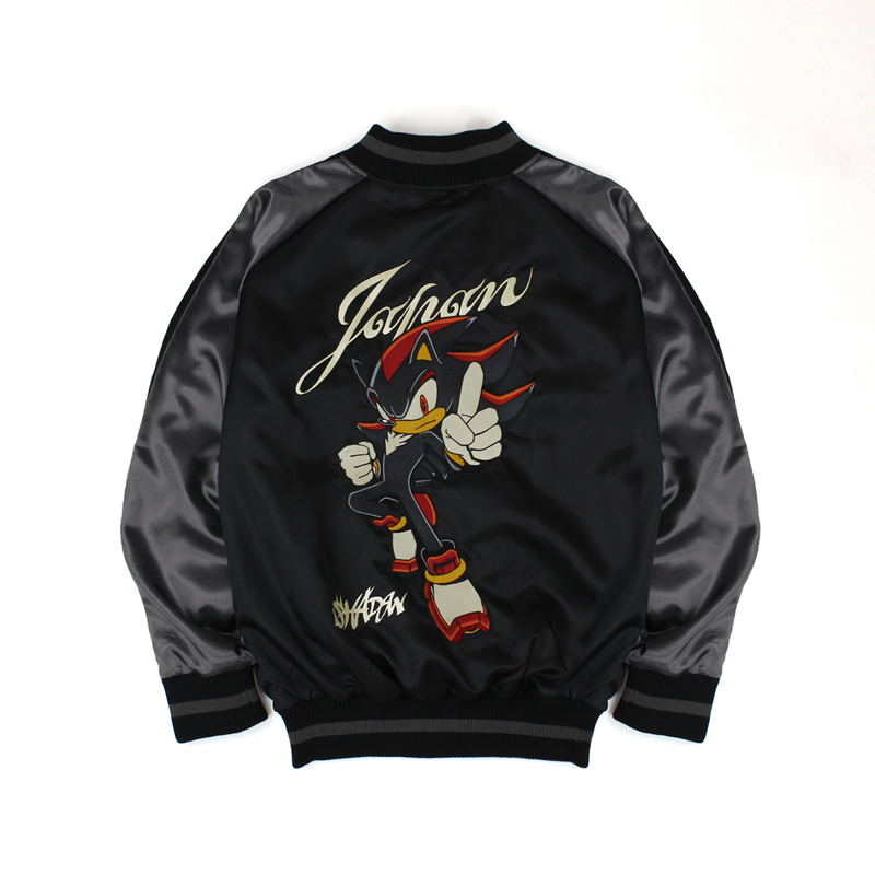 Sonic The Hedgehog - Shadow Embroidered Sukajan (Size L) image 3