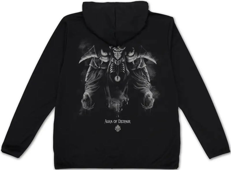 Overlord: The Sacred Kingdom - Ainz Thin Dry Hoodie Aura Of Despair Ver. (Black | Size XXL) image 1