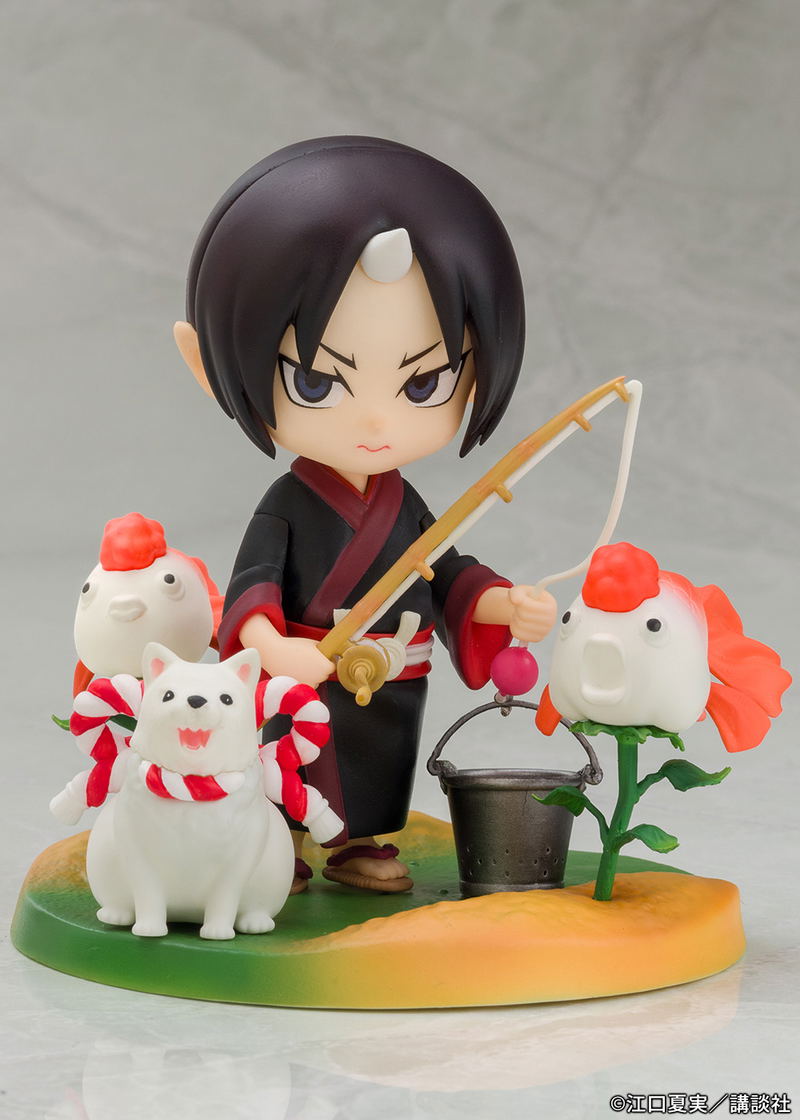 Hozuki's Coolheadedness Pre-Painted Figure: Hako To Niwa Hozuki & Shiro image 2