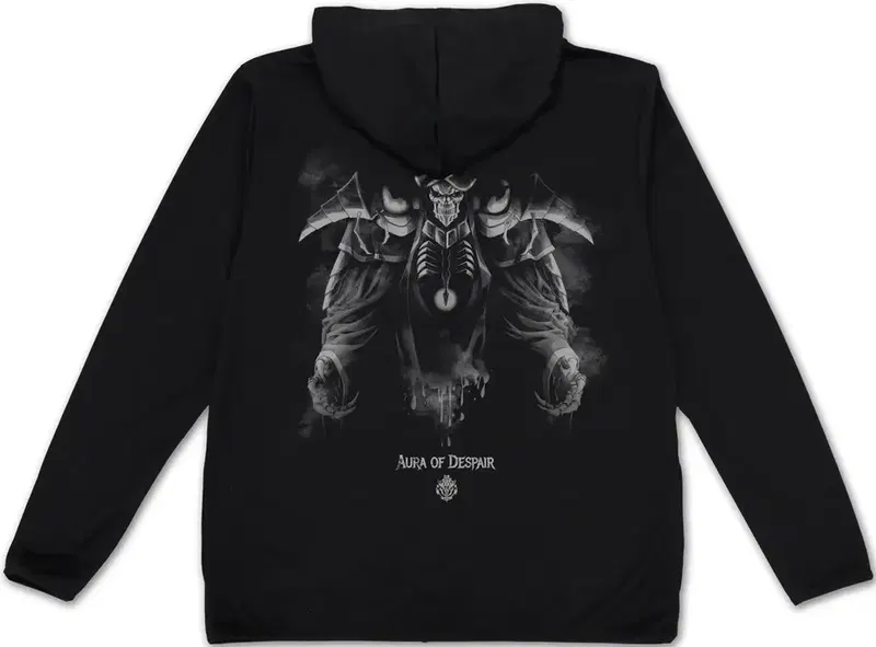 Overlord: The Sacred Kingdom - Ainz Thin Dry Hoodie Aura Of Despair Ver. (Black | Size M) image 1