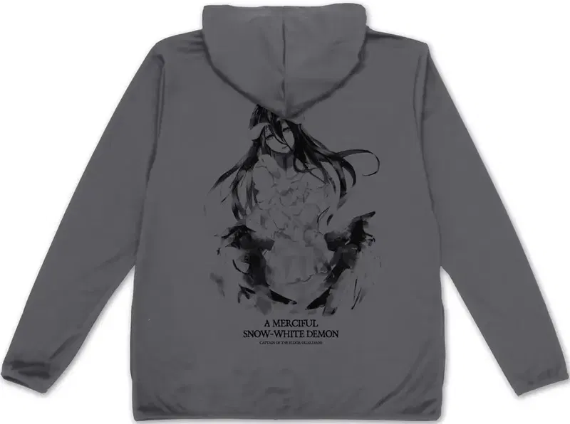 Overlord: The Sacred Kingdom - Albedo Thin Dry Hoodie Merciful Pure White Devil Ver. (Gray | Size M) image 1