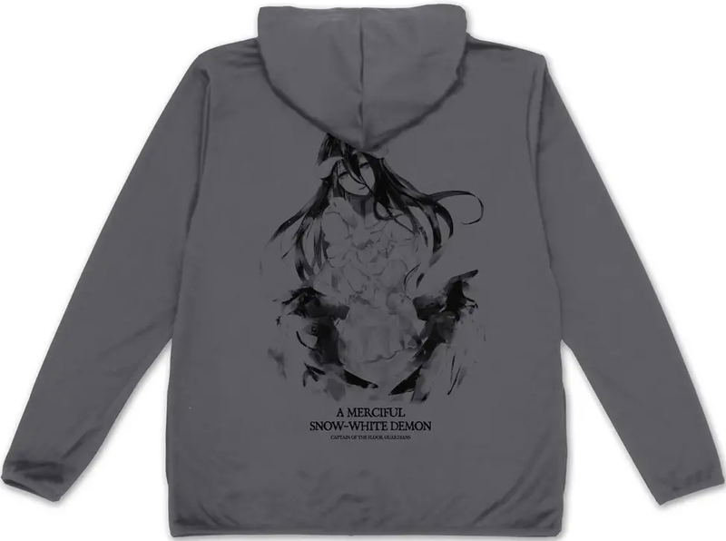 Overlord: The Sacred Kingdom - Albedo Thin Dry Hoodie Merciful Pure White Devil Ver. (Gray | Size L) image 1