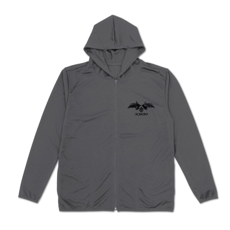Overlord: The Sacred Kingdom - Albedo Thin Dry Hoodie Merciful Pure White Devil Ver. (Gray | Size L) image 2
