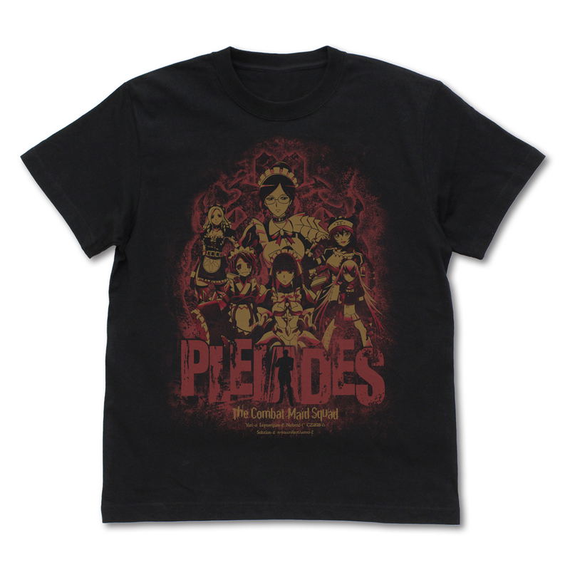 Overlord: The Sacred Kingdom - Combat Maid Corps Pleiades T-shirt (Black | Size M) image 2