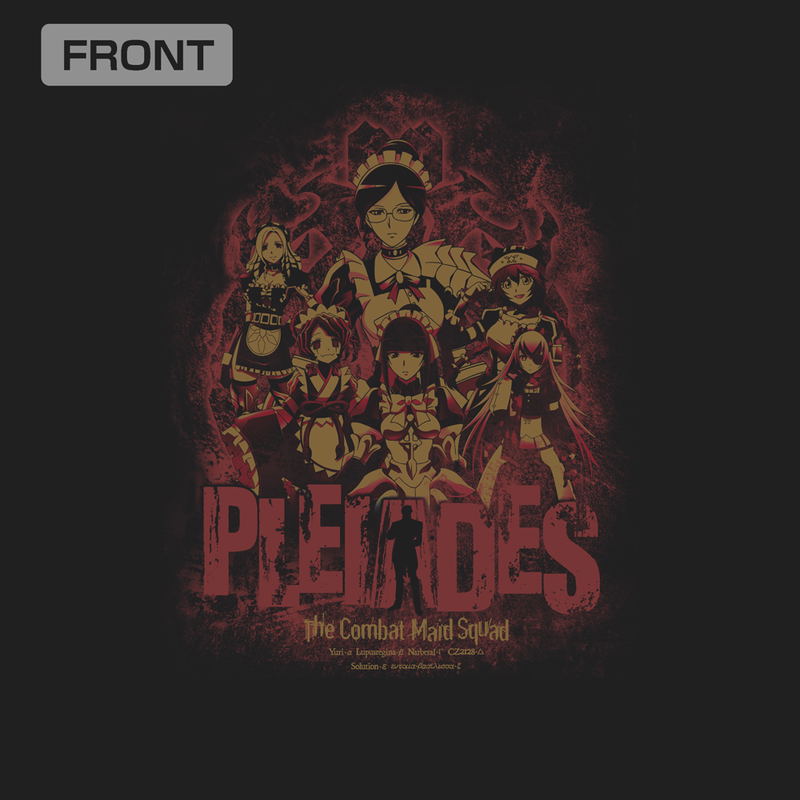 Overlord: The Sacred Kingdom - Combat Maid Corps Pleiades T-shirt (Black | Size M) image 4