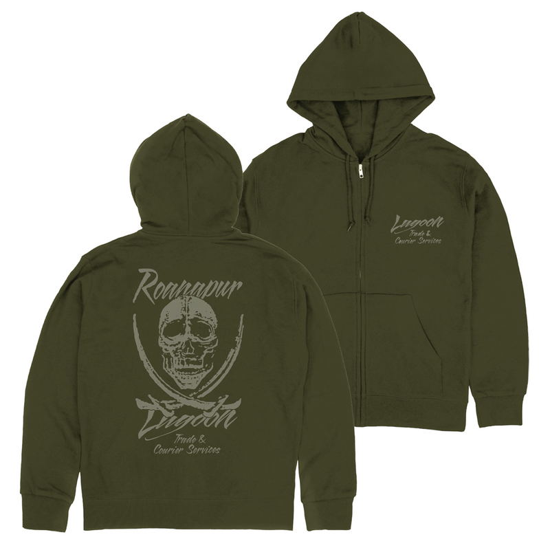 Black Lagoon - Lagoon Company Zip Hoodie (Moss | Size L) image 1