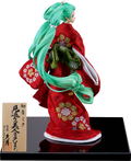 Character Vocal Series 01 Hatsune Miku 1/7 Scale Pre-Painted Figure: Hatsune Miku Beauty Looking Back Miku Ver. Kyugetsu Collaboration Japanese Doll thumbnail 1