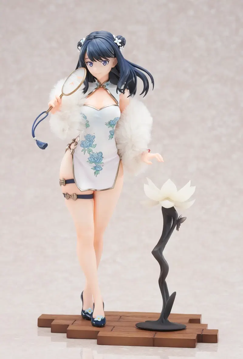 Gridman Universe 1/7 Scale Pre-Painted Figure: Takarada Rikka China Dress Ver. image 1