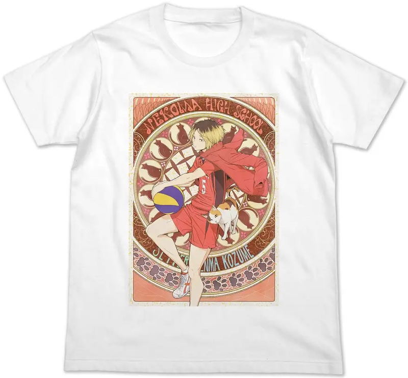 Haikyu!! - Kozume Kenma Full Color T-shirt Flying Ver. (White | Size XL) image 1
