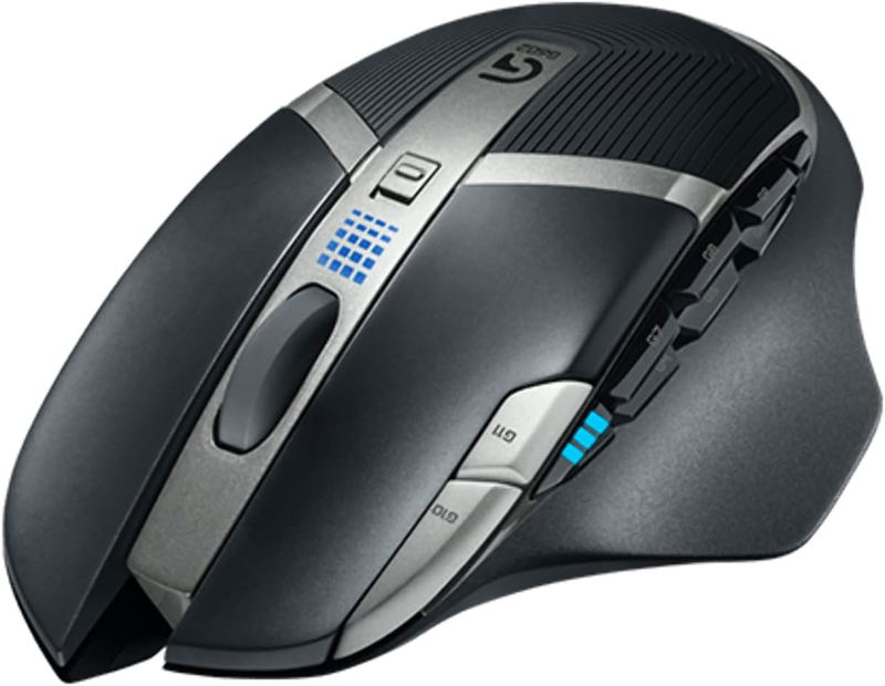 Logitech G602 Wireless Gaming Mouse (Black/Silver) image 1