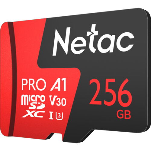 Netac Technology P500 Extreme Pro microSDXC with SD Adapter Kit (256GB) image 3