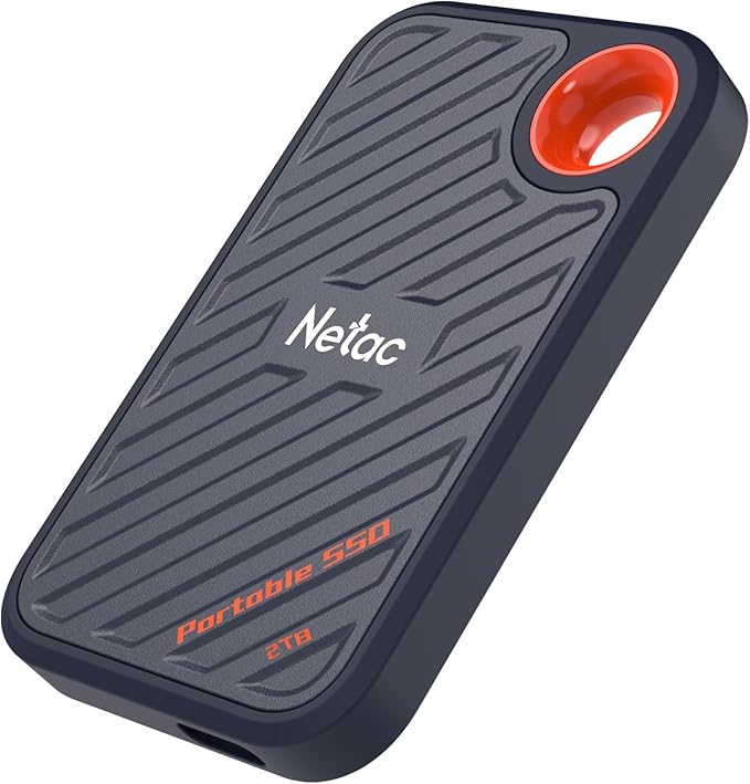 Netac ZX20 Gen 2 Type-C External SSD, USB 3.2 (2TB) for Laptop